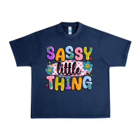 Navy sassy little thing Urban Heavy Tee - MaliasSmallBusiness