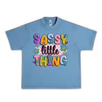 Pebble Blue sassy little thing Urban Heavy Tee - MaliasSmallBusiness