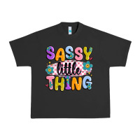 Pigment Black sassy little thing Urban Heavy Tee - MaliasSmallBusiness