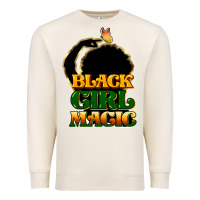 Sandshell Black magic girl Premium Sweatshirt - HowdyJamesFarm