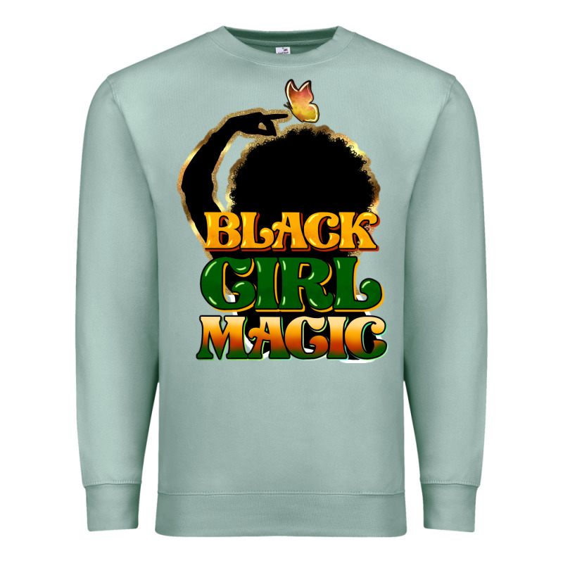 Black Magic Girl Premium Sweatshirt by HowdyJamesFarm | Teevron