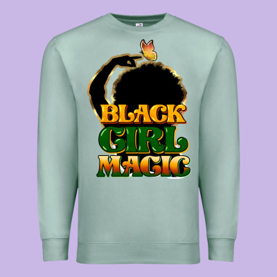 Black Magic Girl Premium Sweatshirt Designed By Howdyjamesfarm
