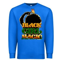 True Royal Black magic girl Premium Sweatshirt - HowdyJamesFarm