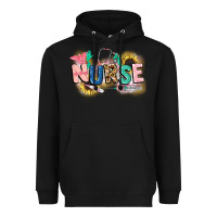 Black nurse Heavyweight Hoodie - CowGirlArtShop