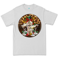 Dove Grey christmas martini cocktail party Premium Tee - AdoDesignShop