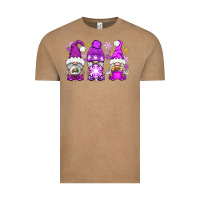 Vintage Coffee purple winter gnomies Vintage Tee - NancyCooperArtShop
