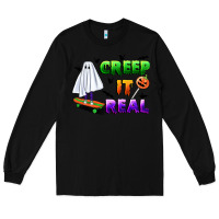Black creep it real Long Sleeve Tee - BundleAndBundleShop