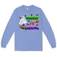 Colony Blue creep it real Long Sleeve Tee - BundleAndBundleShop