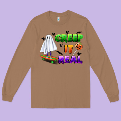 Creep It Real Long Sleeve Tee Designed By Bundleandbundleshop