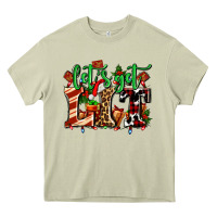 Mossy lets get lit with Christmas Heavy Core Tee - AdoDesignShop