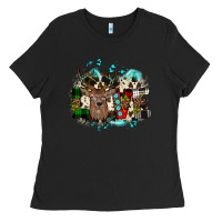 Black love wood slice ornament Ladies Tee - JahusDesignShop