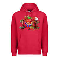 Cardinal christmas joy  gnome Premium Hoodie - CowGirlArtShop