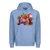 Colony Blue christmas joy  gnome Premium Hoodie - CowGirlArtShop