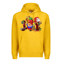 Lemon christmas joy  gnome Premium Hoodie - CowGirlArtShop