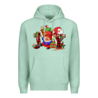 Seafoam christmas joy  gnome Premium Hoodie - CowGirlArtShop