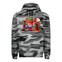 Slate Camo christmas joy  gnome Premium Hoodie - CowGirlArtShop