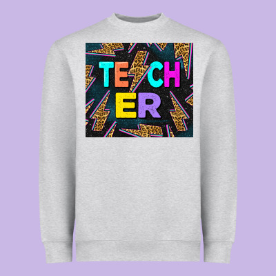 Western Teacher Flash Tumbler Heavyweight Sweatshirt Designed By Lillyallendesigns