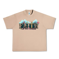 Burro faith can move mountains cross Urban Heavy Tee - NancyCooperArtShop