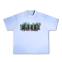 Grape Ice faith can move mountains cross Urban Heavy Tee - NancyCooperArtShop