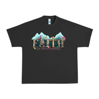 Pigment Black faith can move mountains cross Urban Heavy Tee - NancyCooperArtShop