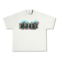Pistachio faith can move mountains cross Urban Heavy Tee - NancyCooperArtShop