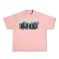 Salmon faith can move mountains cross Urban Heavy Tee - NancyCooperArtShop