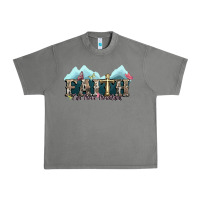Tornado faith can move mountains cross Urban Heavy Tee - NancyCooperArtShop