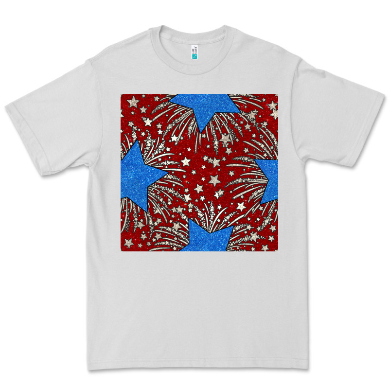 Glitter 4th Of July Seamless Pattern Premium Tee by BundleAndBundleShop | Teevron