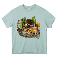 Arona cowboy cactus  sunflowers whiskey Heavy Core Tee - AdoDesignShop