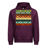 Mauve Wine native american aztec seamless pattern 1 Urban Hoodie - BundleAndBundleShop