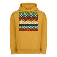 Pigment Peanut Butter native american aztec seamless pattern 1 Urban Hoodie - BundleAndBundleShop