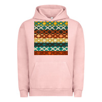 Pigment Salmon native american aztec seamless pattern 1 Urban Hoodie - BundleAndBundleShop