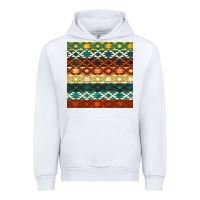 White native american aztec seamless pattern 1 Urban Hoodie - BundleAndBundleShop