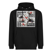 Black senior 2024 Heavyweight Hoodie - CowGirlArtShop