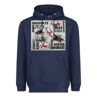 Navy senior 2024 Heavyweight Hoodie - CowGirlArtShop