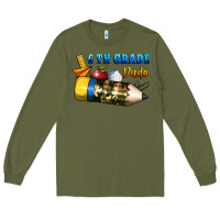 Army Green 6 th grade dude Long Sleeve Tee - BundleAndBundleShop