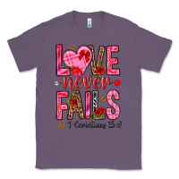 Lavender love never fails i corintians 13 8 Classic Tee - NancyCooperArtShop