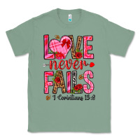 Sage love never fails i corintians 13 8 Classic Tee - NancyCooperArtShop