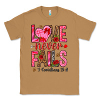 Toasted Coconut love never fails i corintians 13 8 Classic Tee - NancyCooperArtShop