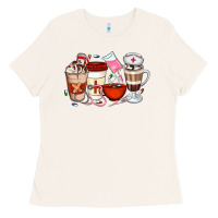 Bone Nurse Coffee Cups Ladies Tee - Artiststas