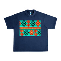 Navy aztec pattern background 3200x2400 Urban Heavy Tee - AdoDesignShop