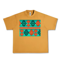 Peanut Butter aztec pattern background 3200x2400 Urban Heavy Tee - AdoDesignShop