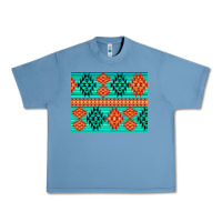 Pebble Blue aztec pattern background 3200x2400 Urban Heavy Tee - AdoDesignShop