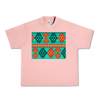 Salmon aztec pattern background 3200x2400 Urban Heavy Tee - AdoDesignShop
