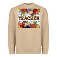 Mushroom Western Teacher Tumbler Heavyweight Sweatshirt - LillyAllenDesigns