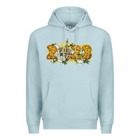 Blue Mist 2023 skeleton middle finger new year Premium Hoodie - CowGirlArtShop