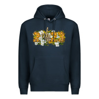 Navy 2023 skeleton middle finger new year Premium Hoodie - CowGirlArtShop