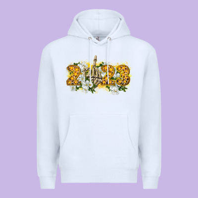 2023 Skeleton Middle Finger New Year Premium Hoodie Designed By Cowgirlartshop