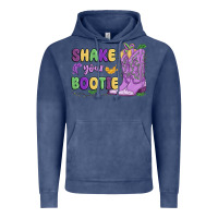 Vintage Denim shake your bootie mardi gras Vintage Hoodie - MaliasSmallBusiness