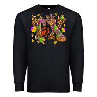 Black Texas Mardi Gras Premium Sweatshirt - HowdyJamesFarm